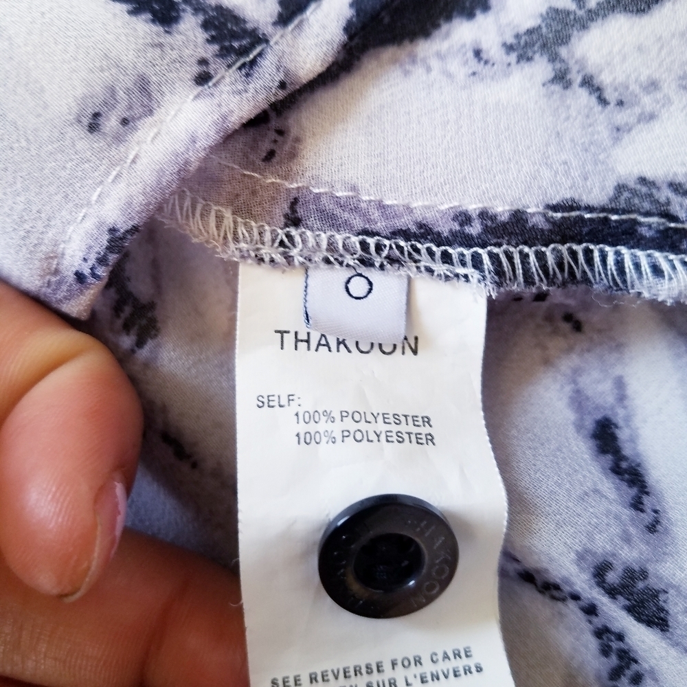 Thakoon |‎ Addition Print Chiffon Buttondown Blou… - image 4